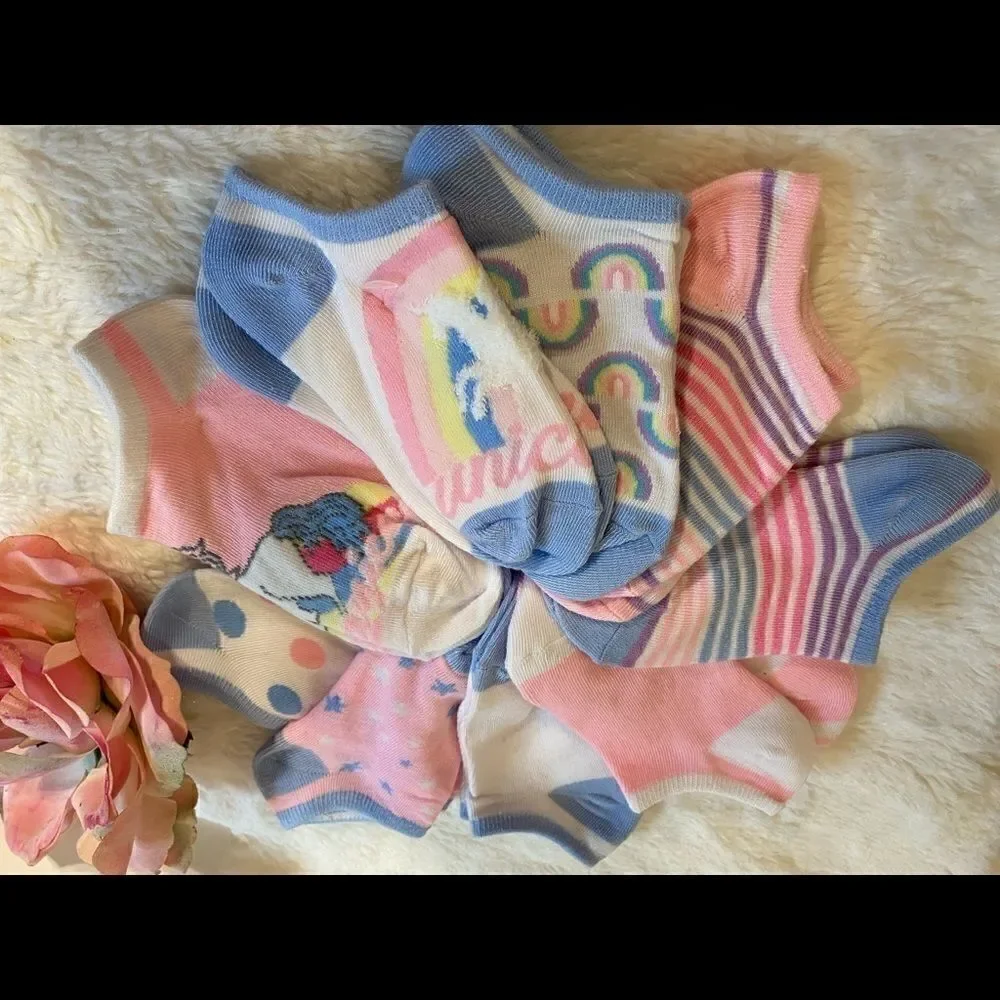 P.S. from Aeropostale  Girls 10 pairs  Socks-S